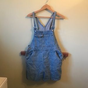 Vintage Little Cutie Overall Shorts